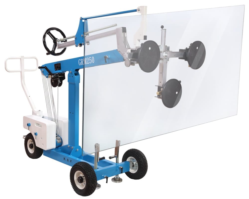 Glass Lifting & Handling Equipment category — Vacuum lifters, glass robots, trolleys, and carriers for commercial glazing.
